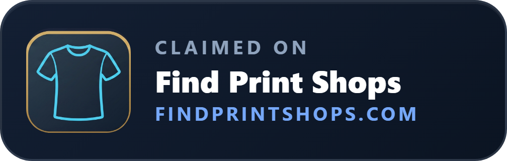 Find Print Shops badge