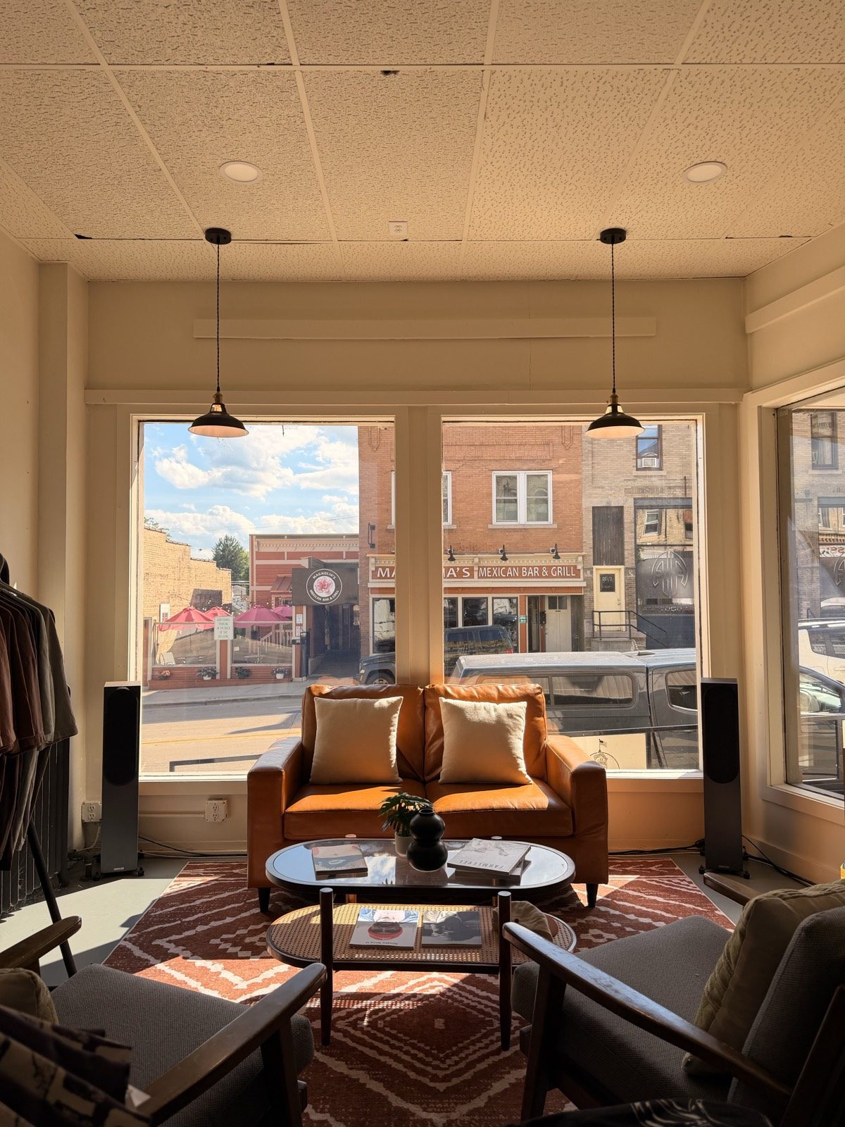 Cowdog Print Co. showroom at 127 E James St, Columbus, WI